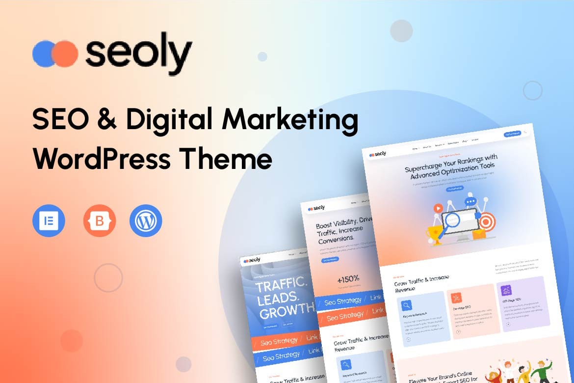 Seoly — SEO & Digital Marketing WordPress Theme 1.0.5