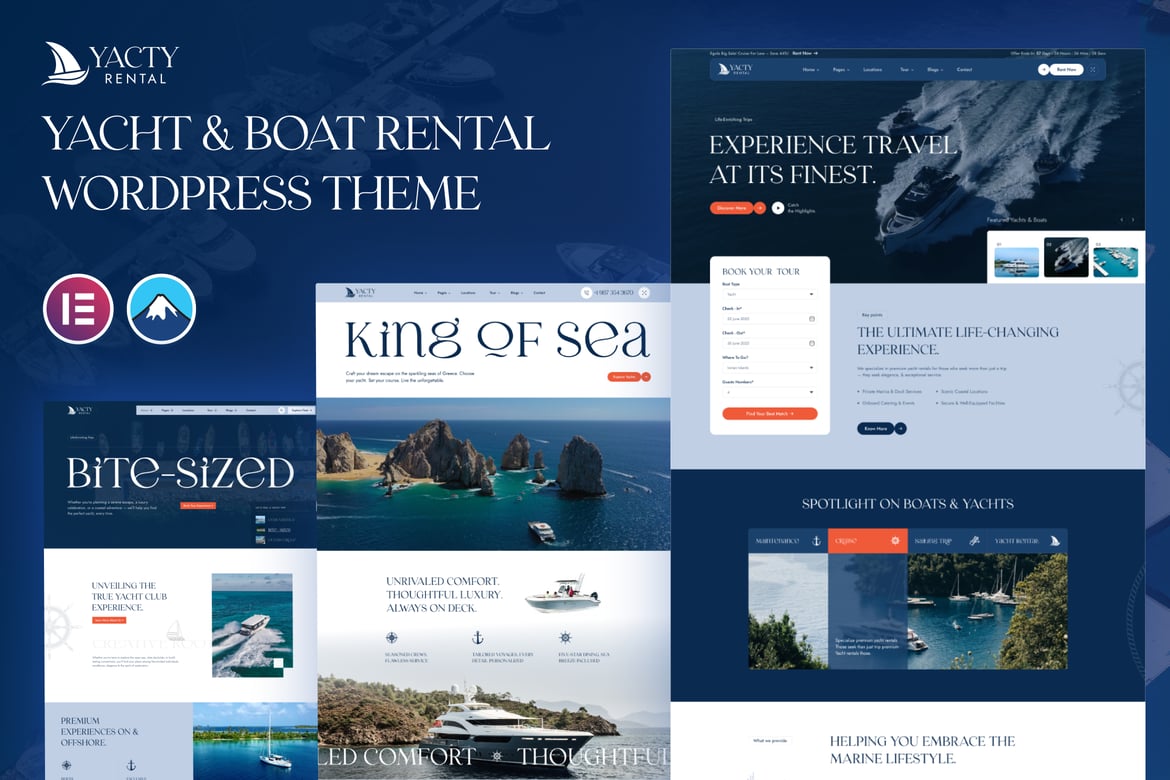 Yacty – Yacht & Boat Rental WordPress Theme 1.0.1