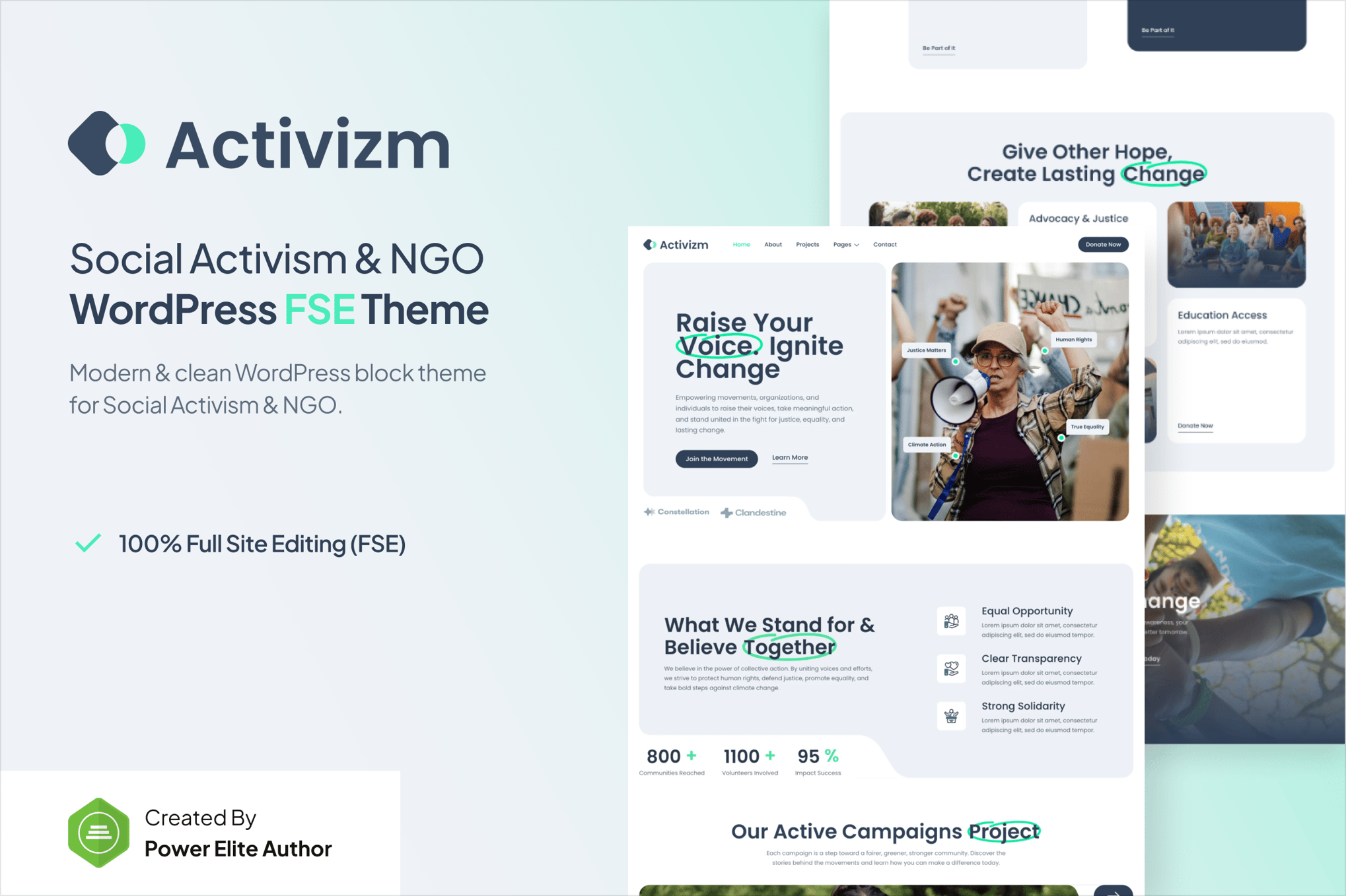 Activizm – Social Activism & NGO WordPress Theme 1.0.0