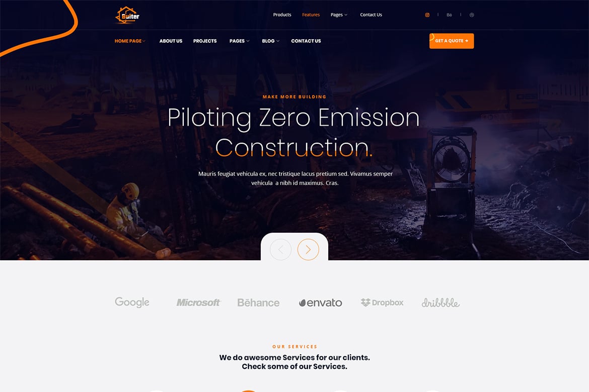 Bulter - Clean Construction WordPress Theme 1.0.7