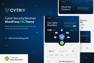 Cytrix – Cyber Security Services WordPress Theme 1.0.0