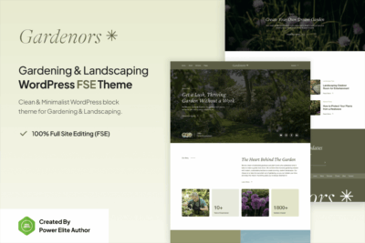 Gardenors – Gardening Landscaping WordPress Theme 1.0.0