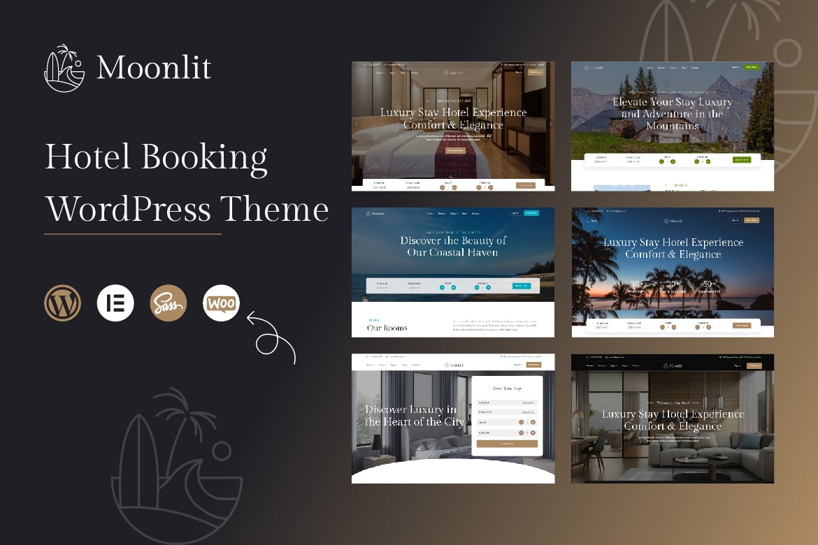 Moonlit – Hotel Booking WordPress Theme 1.2.1