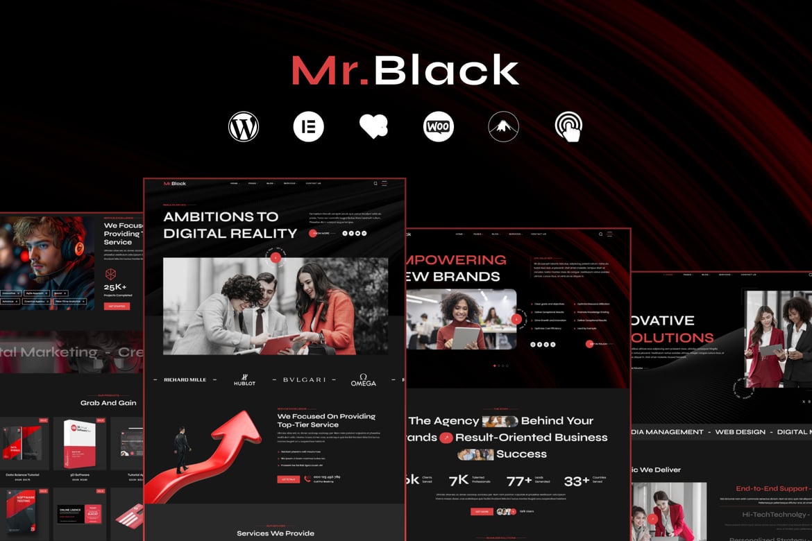 Mr.Black – Business Agency WordPress Theme 1.0.5