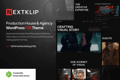 Nextklip – Video Production Agency WordPress Theme 1.0.0