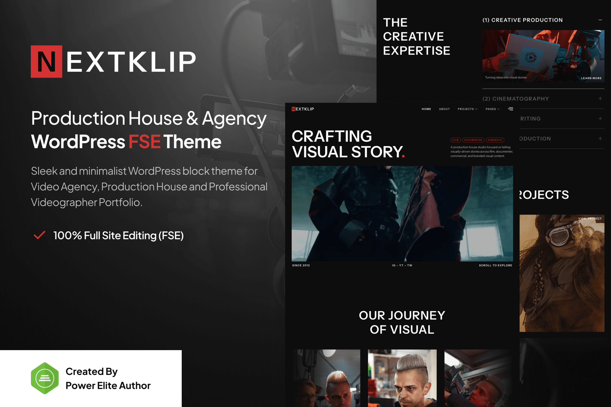 Nextklip – Video Production Agency WordPress Theme 1.0.0