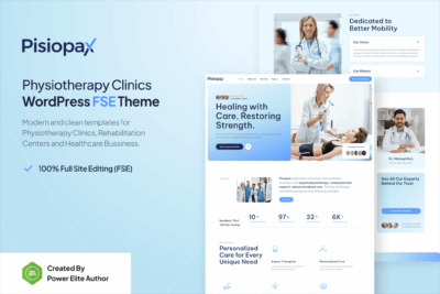 Pisiopax – Physiotherapy Clinic WordPress Theme 1.0.0