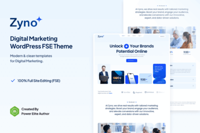 Zyno – Digital Marketing Agency WordPress Theme 1.0.4
