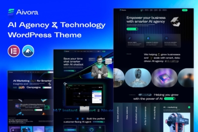 Aivora – AI Agency & Technology WordPress Theme 1.0.0