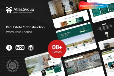 AtlasGroup - Real Estate & Construction WP Theme 1.0.0