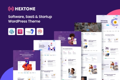 HexTone - Software, SaaS & Startup WordPress Theme 1.0