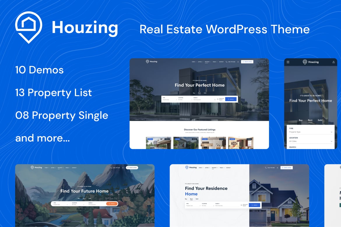 Houzing – Real Estate WordPress Theme 1.0.44