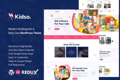 Kidso - Kindergarten School WordPress Theme 1.1.0