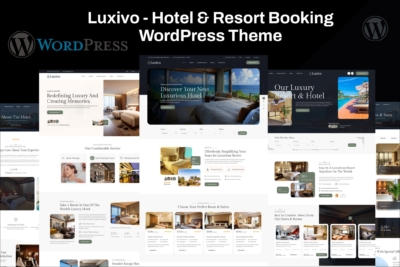 Luxivo - Hotel & Resort Booking WordPress Theme 1.0