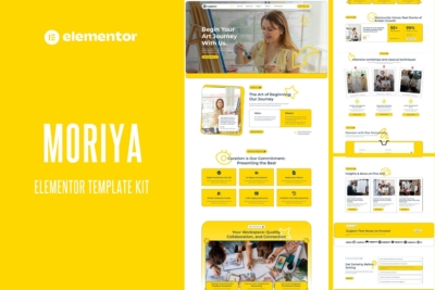 Moriya - Art Community Elementor Template Kit
