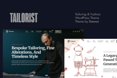 Tailorist - Tailoring & Fashion WordPress Theme 1.1