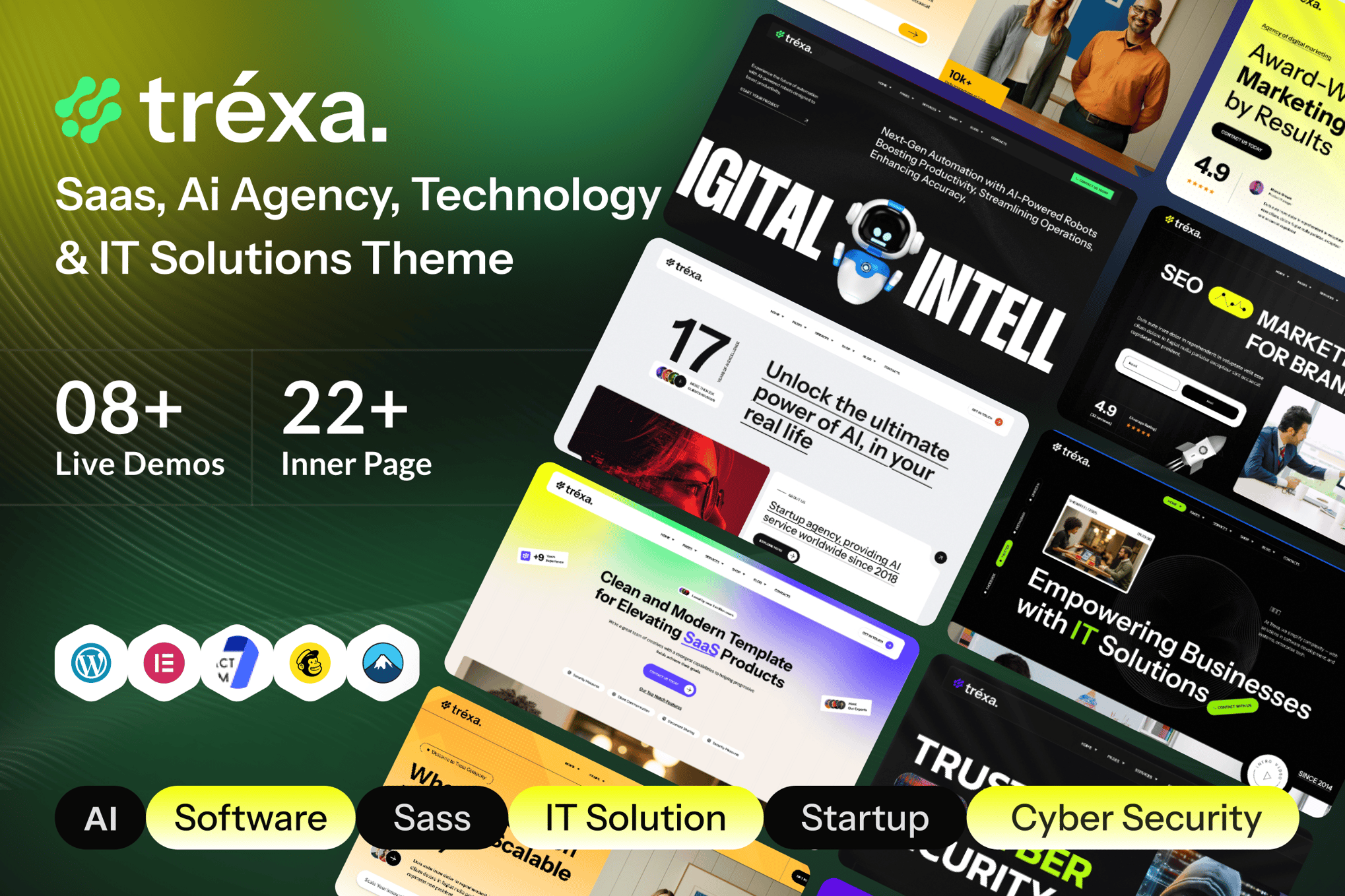 Trexa- Technology & IT Solutions WordPress Theme 1.0.0
