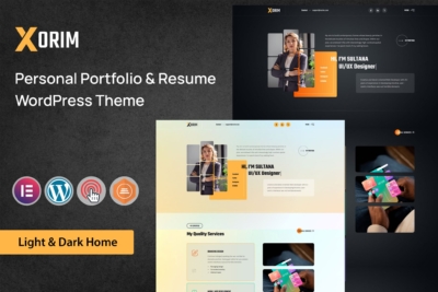 Xorim – Personal Portfolio WordPress Theme 1