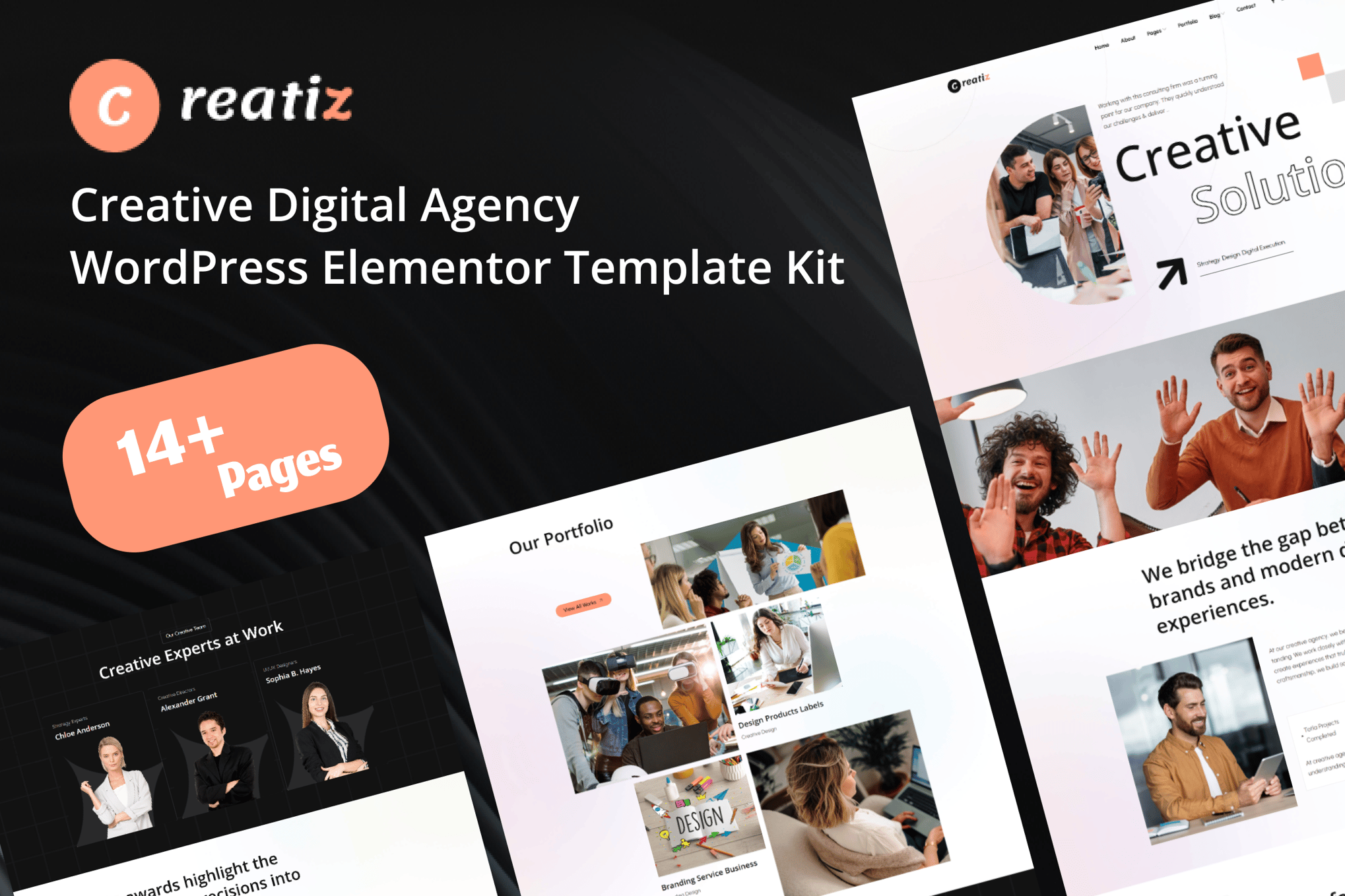 Creatiz – Creative Digital Agency Elementor Template Kit
