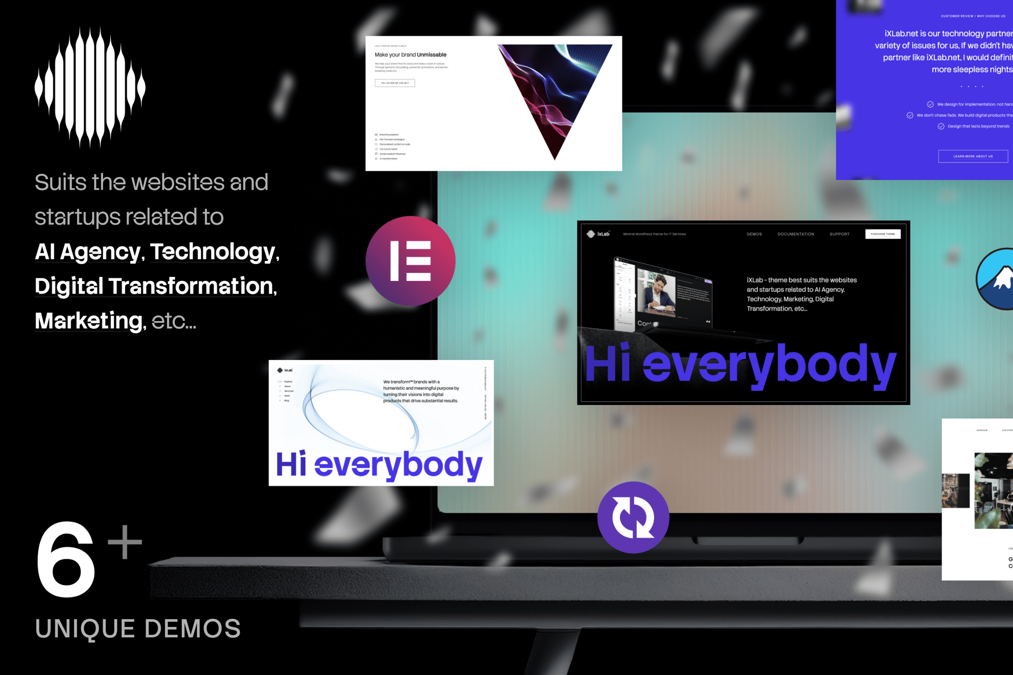 iXLab | Minimalist Agency WordPress Theme 1.0.0