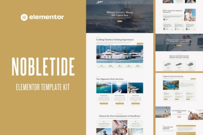 Nobletide - Yatch Boat Club Rental Elementor Template Kit