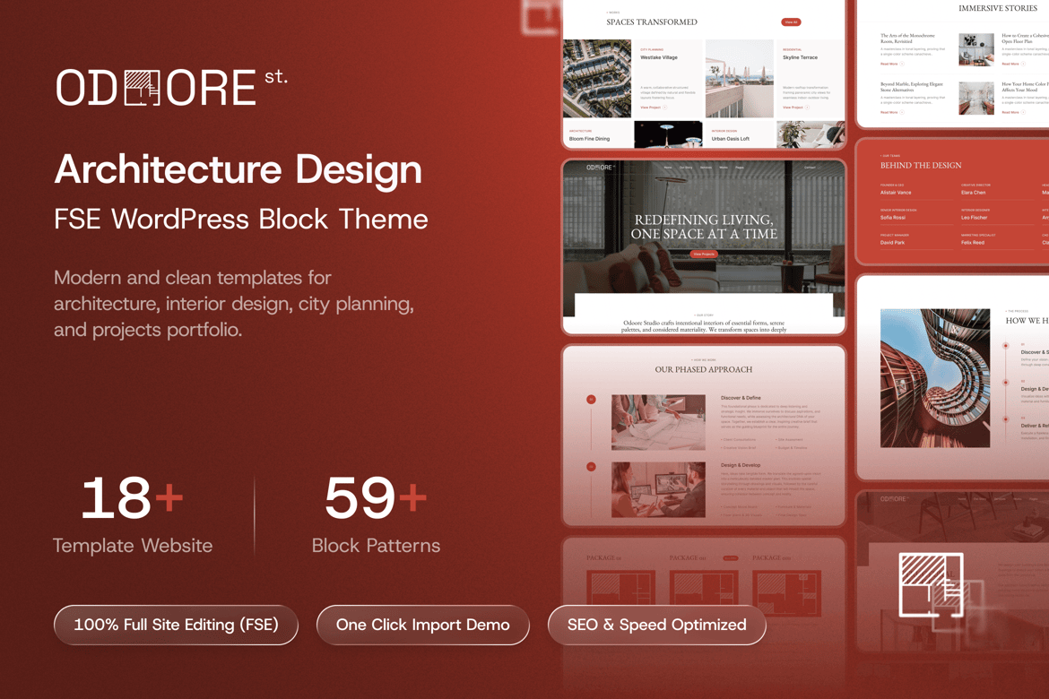 Odoore Studio – Architecture & Interior Design WP 1.0.1