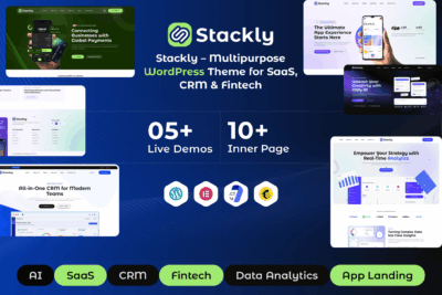Stackly – Multipurpose WordPress Theme for SaaS 1.0.0