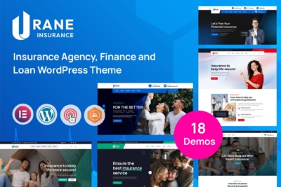 Urane – Insurance Agency & Finance WordPress Theme 1.0
