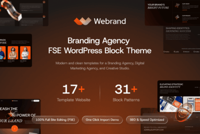 Webrand - Branding Agency WordPress Block Theme 1.0.0
