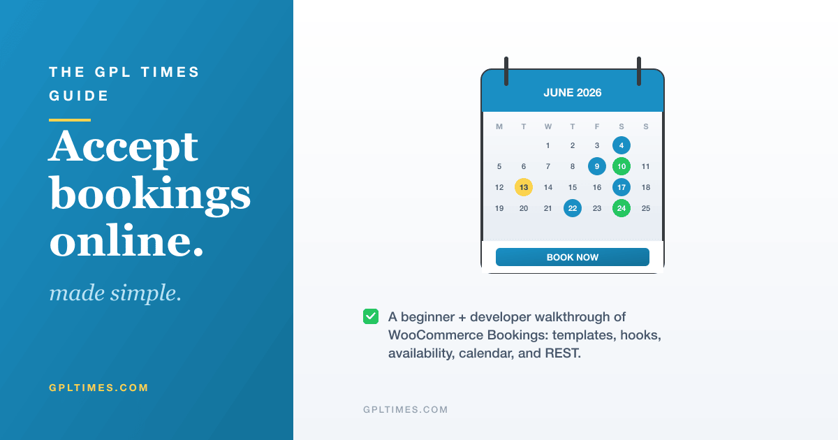 How to Accept Bookings on WordPress With WooCommerce Bookings: A Complete Beginner's Guide review on GPL Times