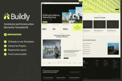 Buildly - Contractor & Construction Elementor Template Kit