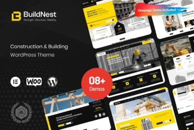 Buildnest - Construction WordPress Theme 1.0.1