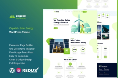 Capatel – Solar Energy WordPress Theme 1.1.0