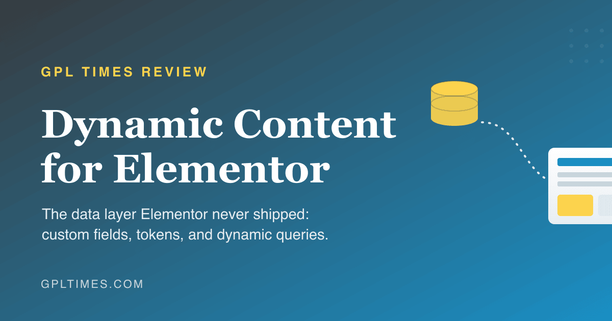 Dynamic Content for Elementor review social card