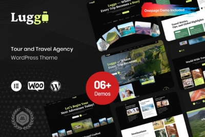 Luggo - Tour and Travel Agency WordPress Theme 1.0.0