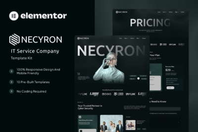 Necyron- IT Service Company Elementor Template Kit