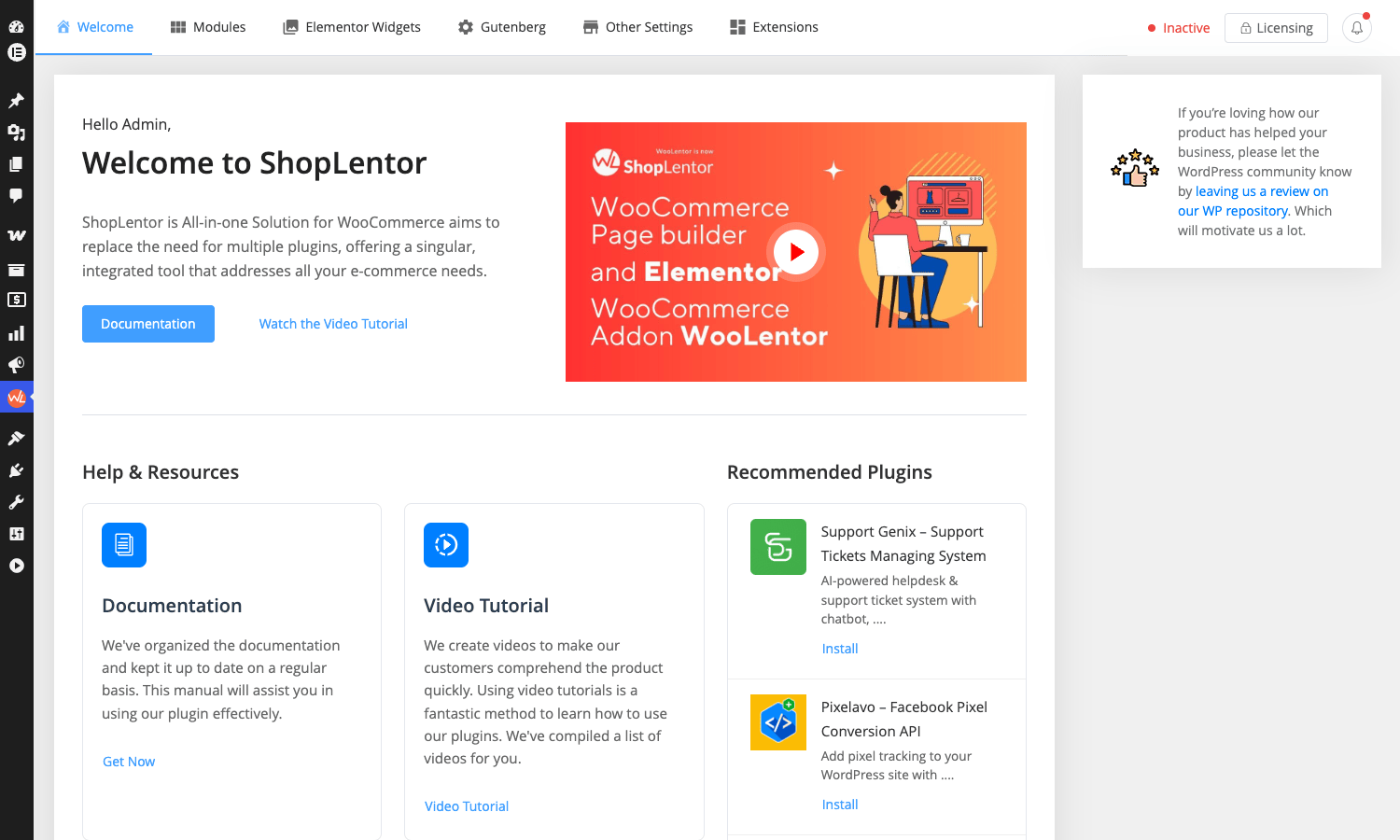 ShopLentor Template Library ShopLentor Template Library with 236 prebuilt single product, shop, cart, checkout, and thank-you templates