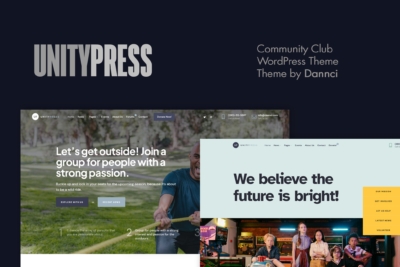 UnityPress - Community Club WordPress Theme 1.3