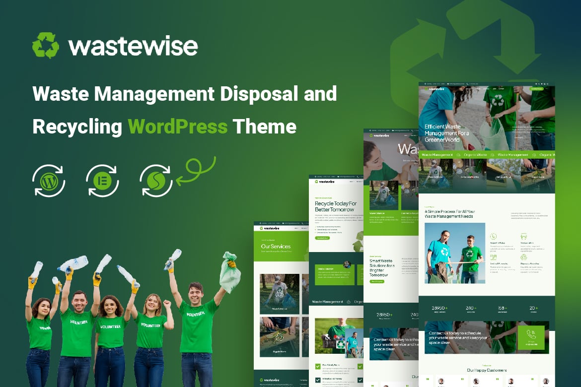 Wastewise – Waste Management WordPress Themeh 1.0.5