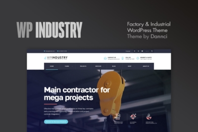 WP Industry - Industrial WordPress Theme 4.2