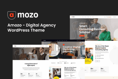 Amozo - Digital Agency WordPress Theme 1.0