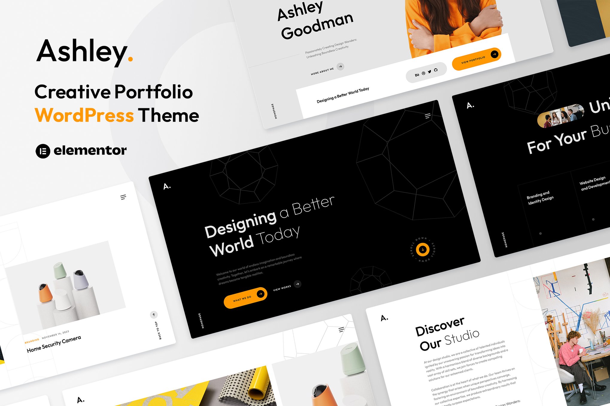Ashley - Creative Portfolio WordPress Theme 1.9.1