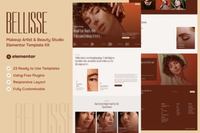 Bellisse - Makeup Artist & Beauty Studio Elementor Template Kit