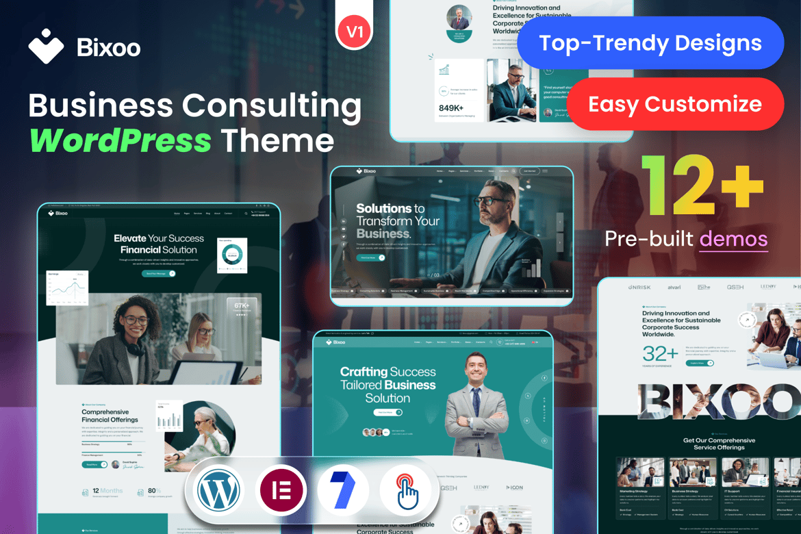 Bixoo – Business Consulting WordPress Theme 1.0.3