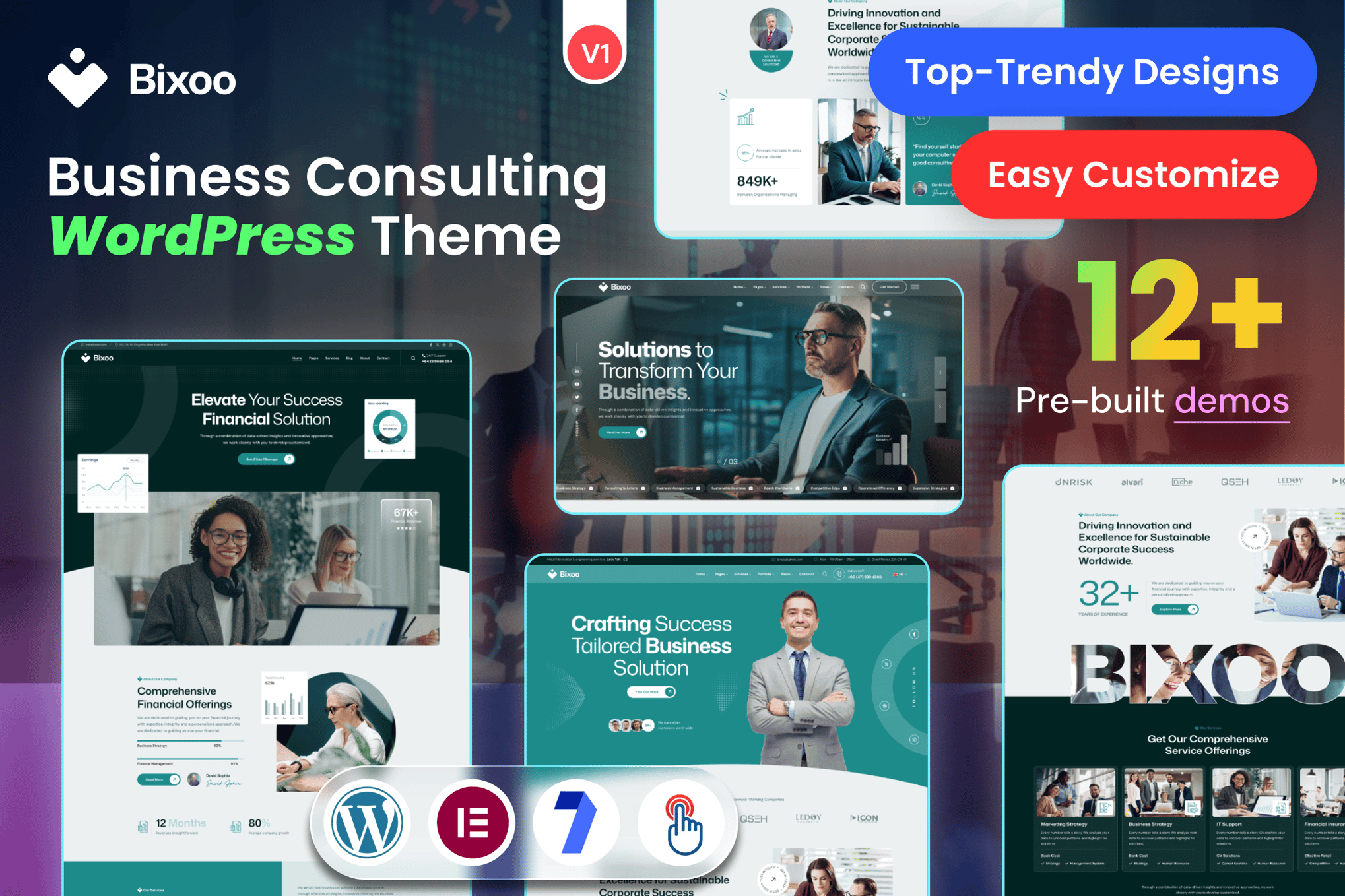 Bixoo - Business Consulting WordPress Theme 1.0.2