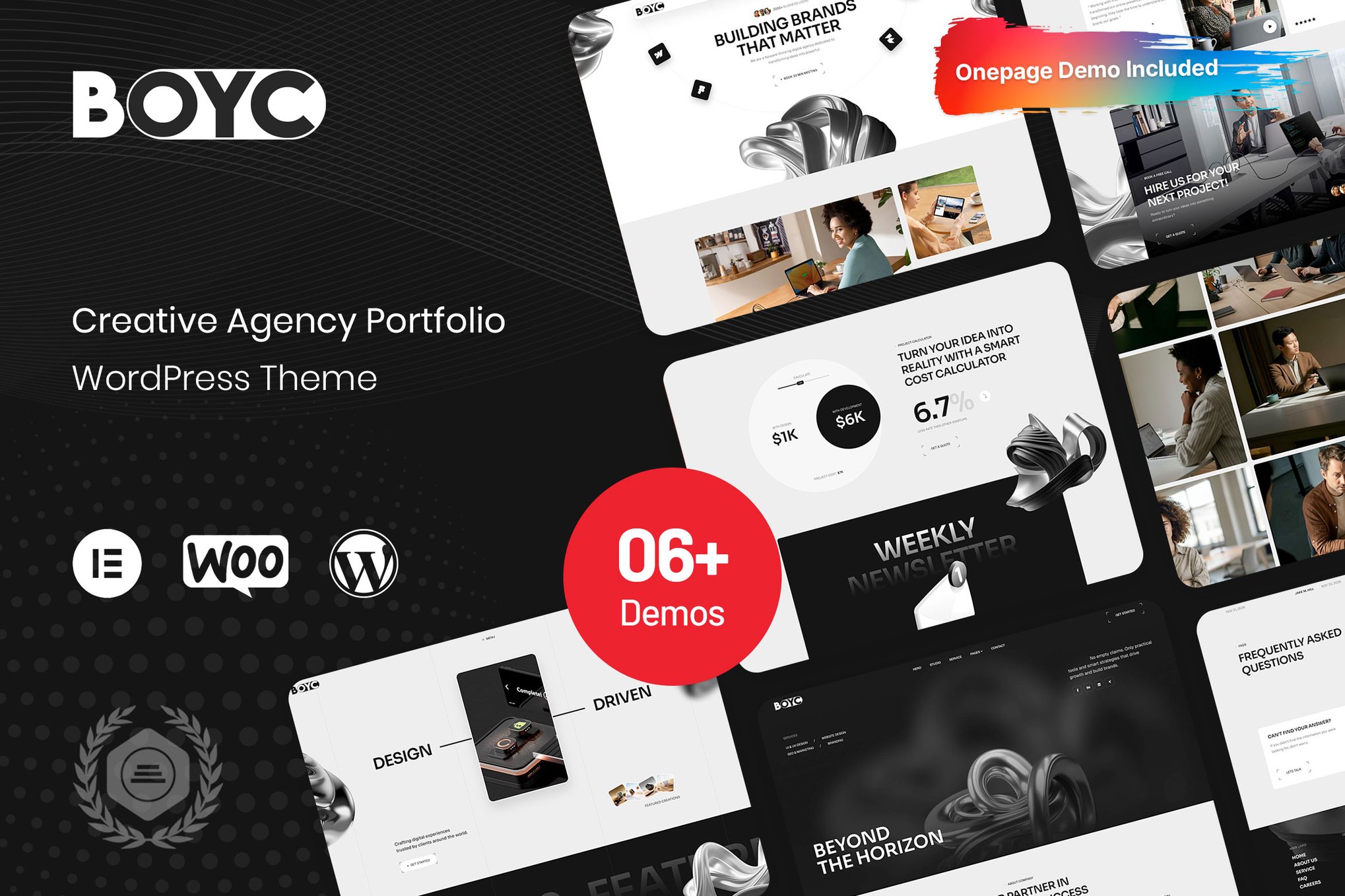 Boyc - Creative Agency Portfolio WordPress Theme 1.0.0