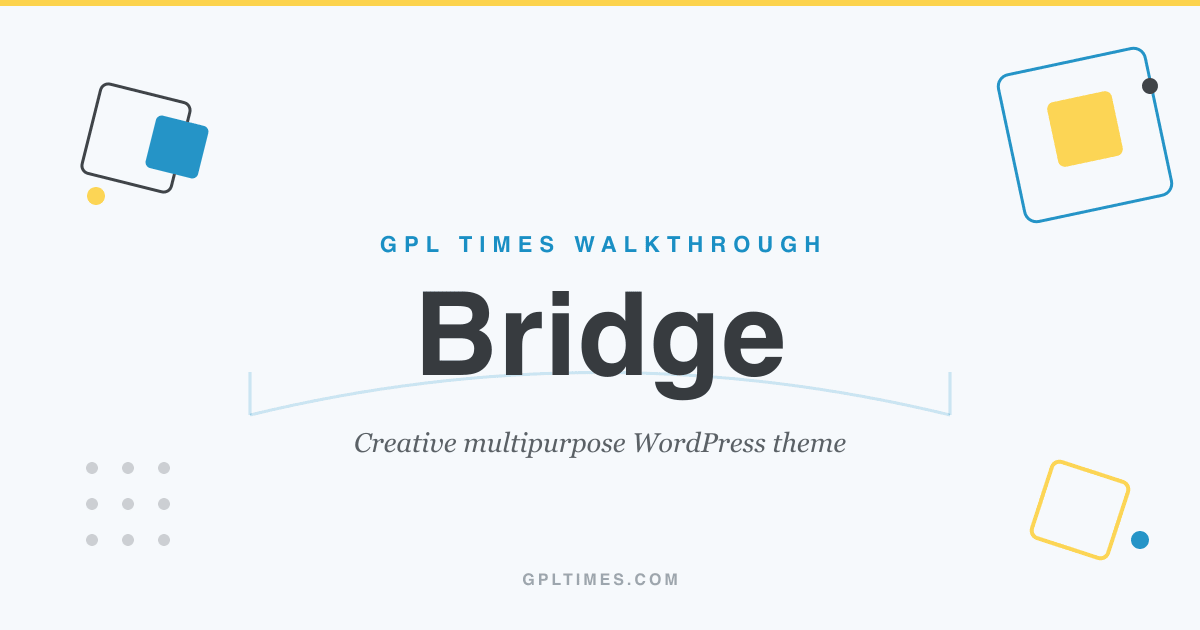 Bridge creative multipurpose WordPress theme
