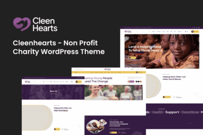 Cleenhearts - Non Profit Charity WordPress Theme 1.2