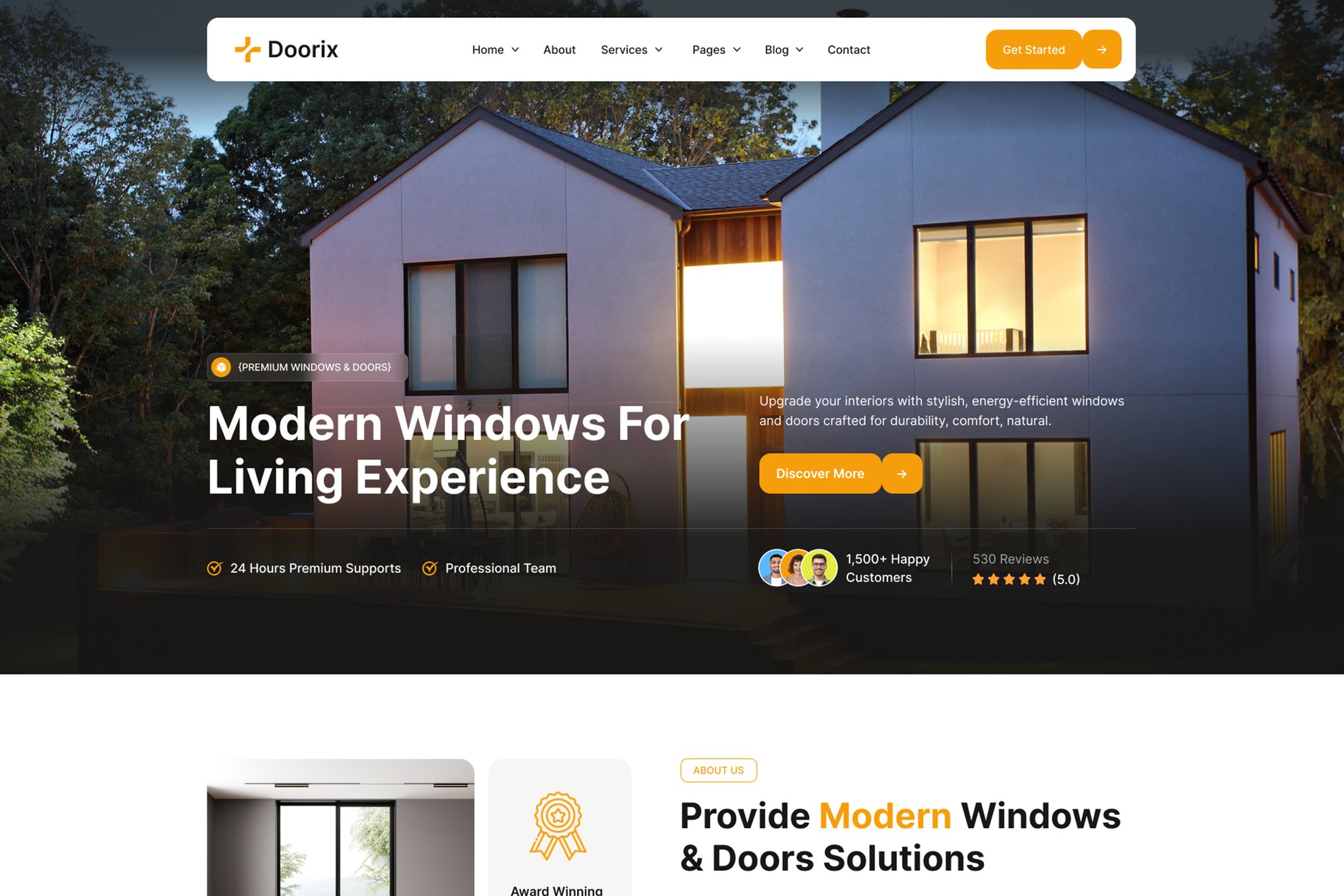 Doorvista - Door & Window Elementor Template Kit