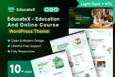 EducateX - Education & Online Course WordPress 1.0.0